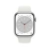 Picture of Apple Watch Series 8 GPS, 41mm Silver Aluminium Case with White Sport Band