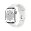 Picture of Apple Watch Series 8 GPS, 45mm Silver Aluminium Case with White Sport Band