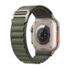 Picture of Apple Watch Ultra GPS + Cellular, 49mm Titanium Case with Green Alpine Loop - Large