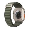 Picture of Apple Watch Ultra GPS + Cellular, 49mm Titanium Case with Green Alpine Loop - Small