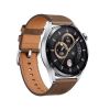 Picture of Huawei Watch GT 3 46 GPS, Silver Stainless Steel Case/Brown Leather Strap