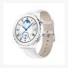 Picture of HUAWEI WATCH GT 3 Pro 32MB+4GB Silver Bezel White Ceramic Case White Leather Strap