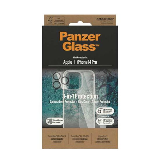 Picture of PanzerGlass™ 3-in-1 Protection Pack Apple iPhone 14 Pro