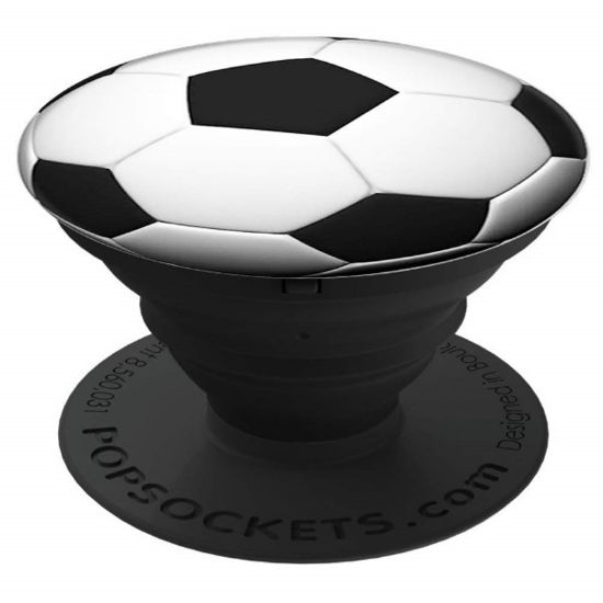 Picture of PopSockets Collapsible Grip & Stand for Phones and Tablets - Soccer Ball