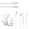 Picture of Rukini Charger PD 20W-C to Lightning Cable 1M-Wired Earphone