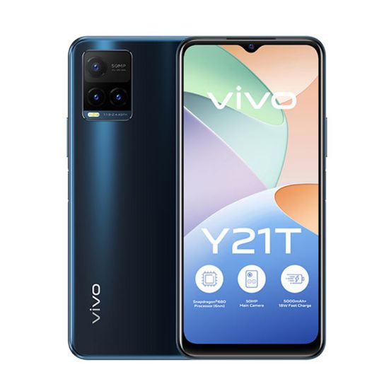 Picture of vivo Y21T 128 GB, 4 GB RAM, 4G - Midnight Blue