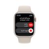 Picture of Apple Watch Series 8 GPS, 45mm Starlight Aluminium Case with Starlight Sport Band