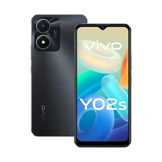 Picture of vivo Y02s, Dual SIM, 32 GB, Ram 3 GB, 4G - Fluorite Black