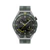 Picture of Huawei Watch GT ‎3‎ SE, 46 GPS, Grey Durable Polymer Fiber Watch Case Green TPU Strap