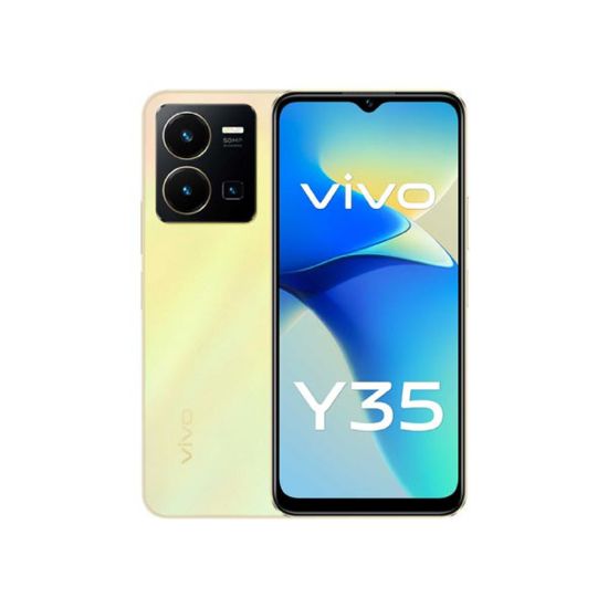 Picture of vivo Y35, 128 GB, 8 GB RAM, 4G - Dawn Gold