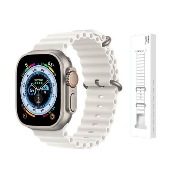 Picture of Ocean Apple Watch Strab 42-45mm- White