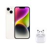 Picture of Apple iPhone 14, 256 GB , 5G - Starlight With Apple Air Pods 3rd generation White