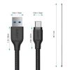 Picture of AUKEY ES Braided Nylon Sync & Charge USB-A To USB-C cable 0.9m CD30- Black