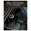 Picture of AUKEY ES PD Nano Car Charger 30W 2-Port USB-A & USB-C A3 - Black