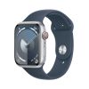 Picture of Apple Watch Series 9 ,GPS, 45mm - Silver Aluminum Case with Storm Blue Sport Band - M/L