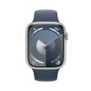 Picture of Apple Watch Series 9 ,GPS, 45mm - Silver Aluminum Case with Storm Blue Sport Band - M/L