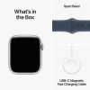 Picture of Apple Watch Series 9 ,GPS, 45mm - Silver Aluminum Case with Storm Blue Sport Band - M/L