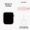 Picture of Apple Watch Series 9, GPS, 41mm - Pink Aluminum Case with Light Pink Sport Band - S/M