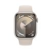 Picture of Apple Watch Series 9, GPS, 41mm - Starlight Aluminum Case with Starlight Sport Band - S/M