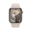 Picture of Apple Watch Series 9, GPS, 45mm - Starlight Aluminum Case with Starlight Sport Band - M/L