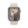 Picture of Apple Watch Series 9, GPS, 45mm - Starlight Aluminum Case with Starlight Sport Band - S/M