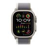 Picture of Apple Watch Ultra 2 GPS + Cellular, 49mm Titanium Case with Green/Grey Trail Loop - S/M