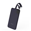 Picture of Infinix Power Bank XP08 10,000 mAh, built in Lightning, USB C Cables Green